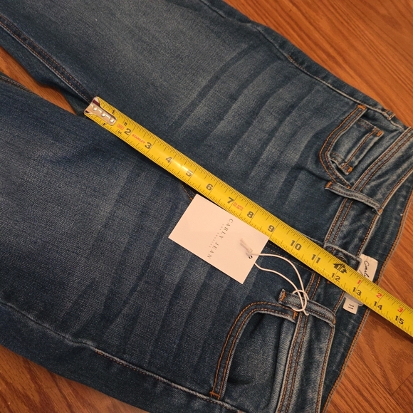 Nwt Carly Jean Los Angeles Women's Blue Austin Flare Size 11 - Picture 6 of 10